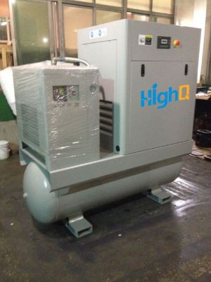 Refrigerat per aire Compressor de cargol compacte estacionari
